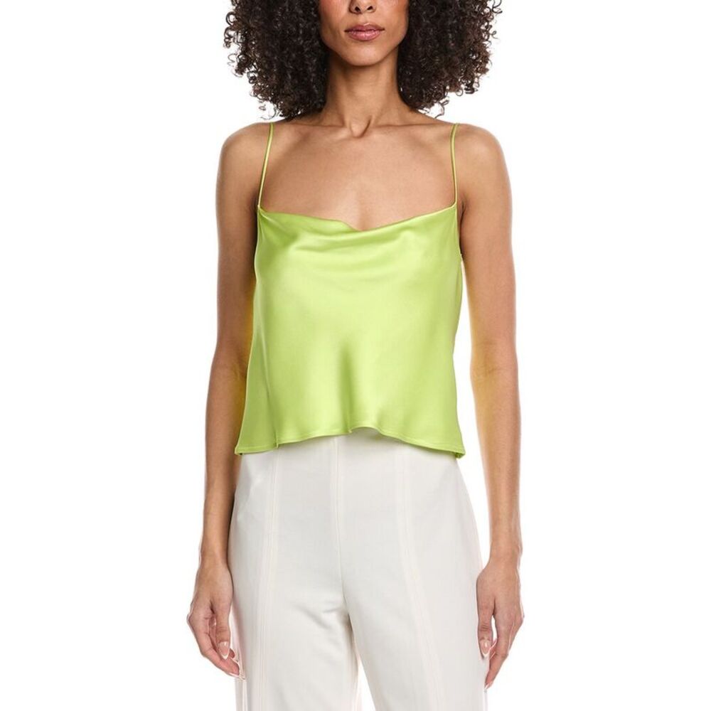 Lapointe Womens  Satin Bias Cami Shirt